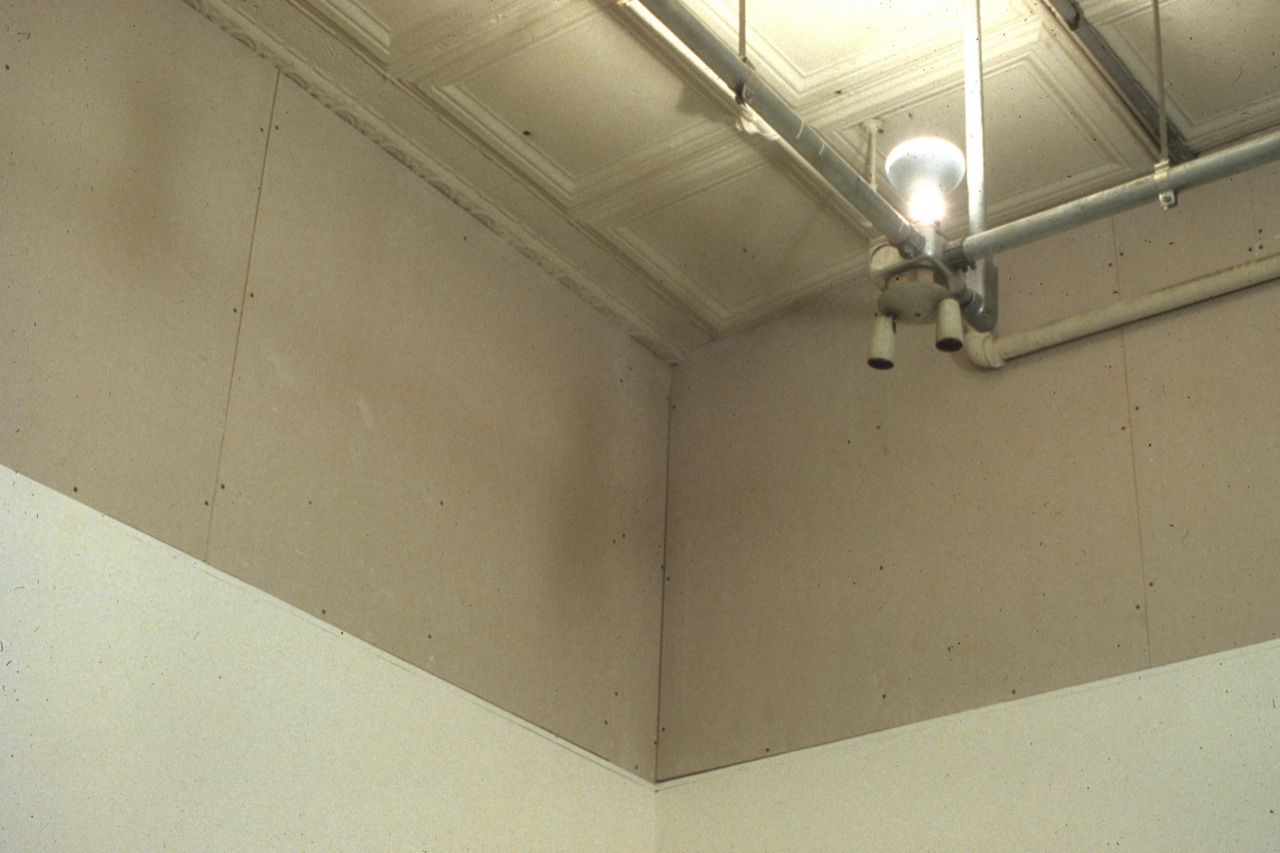Michael+Asher,+Untitled.+Installation+view,+Artists+Space,+1988.+%5BIn+the+corner+of+a+room,+close+to+the+ceiling,+is+an+industrial+light+fixture.+The+lightbulb+is+on+and+faces+up+towards+the+ceiling.%5D.jpeg